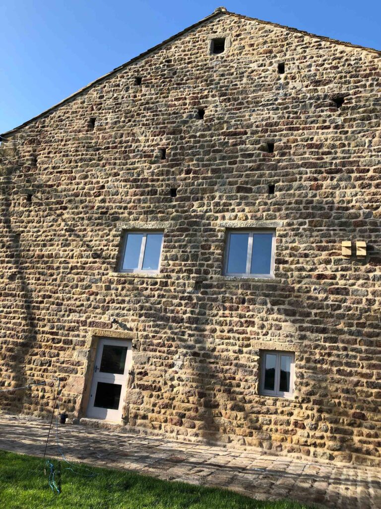 Outside at Ellergill House Barn holiday accommodation near Skipton