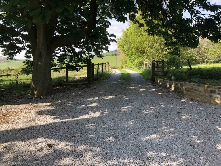 Outside at Ellergill House Barn holiday accommodation near Skipton